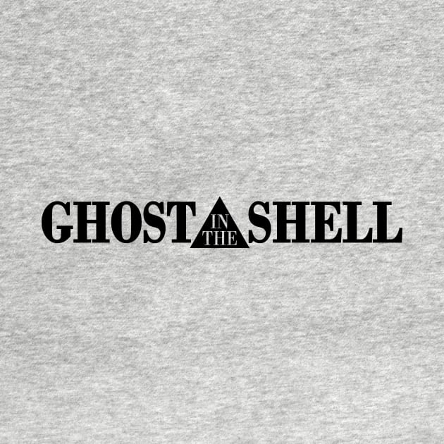 Glitch In The Shell - Black Logo by prometheus31